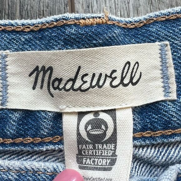 Madewell Women's Straight Leg Jeans - Blue - Picture 7 of 15